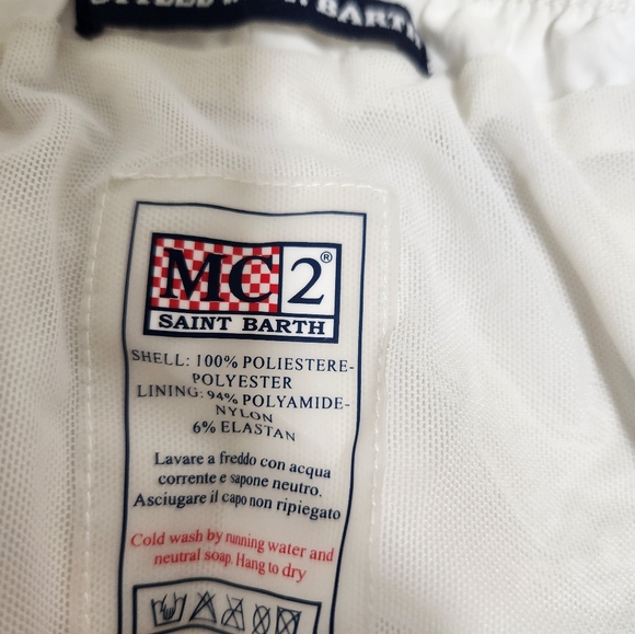 Mens MC2 St. Barth Swim Trunks - Picture 10 of 11